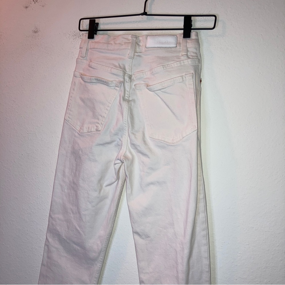 RE/DONE Originals 70's Straight leg denim jeans in Vintage White size 24 EUC - Picture 9 of 15